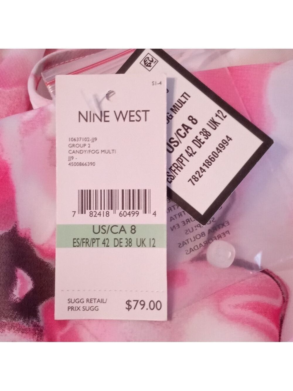 Nine West Floral Dress Size 8 - Picture 5 of 8